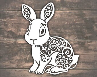 Download Rabbit Svg Paper Cut Template Cricut Laser Rabbit Zentangle Svg Vector Silhouette Cnc Plasma Mandala Svg Rabbit Mandala Svg Clip Art Art Collectibles Deshpandefoundationindia Org