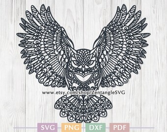 Download Owl Mandala Etsy