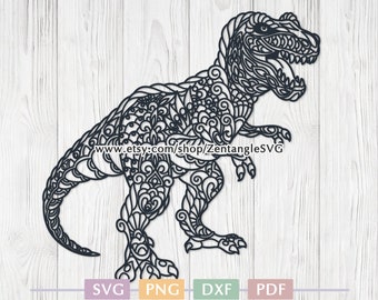 Download Dinosaur Mandala Svg Etsy