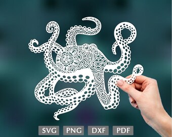 Download Mandala Octopus Svg Etsy
