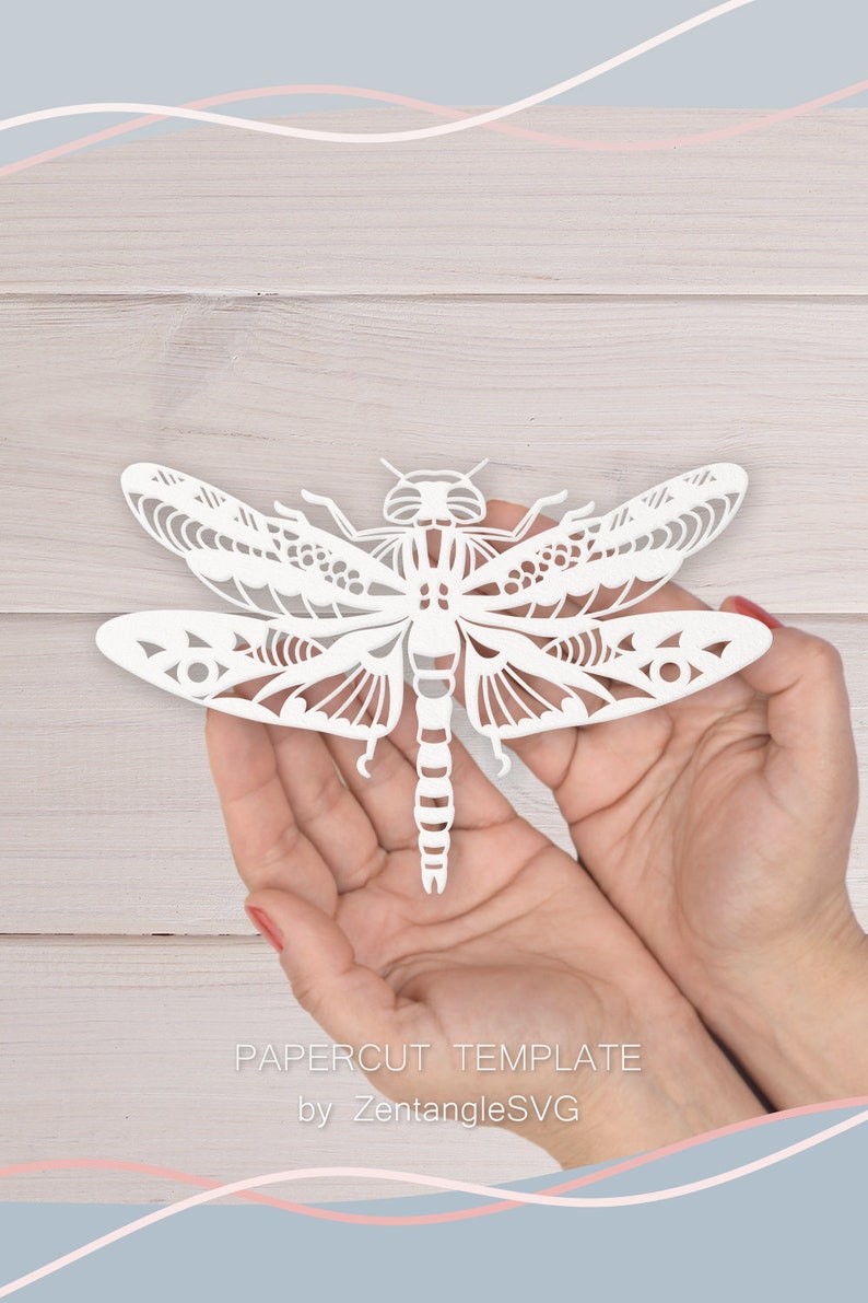 Dragonfly Svg. Digital SVG PNG DXF for Laser Cut, Paper Cut, Cricut ...