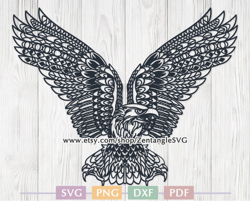 Download Eagle Svg Eagle Mandala Svg Bald Eagle Digital Svg Cricut Etsy