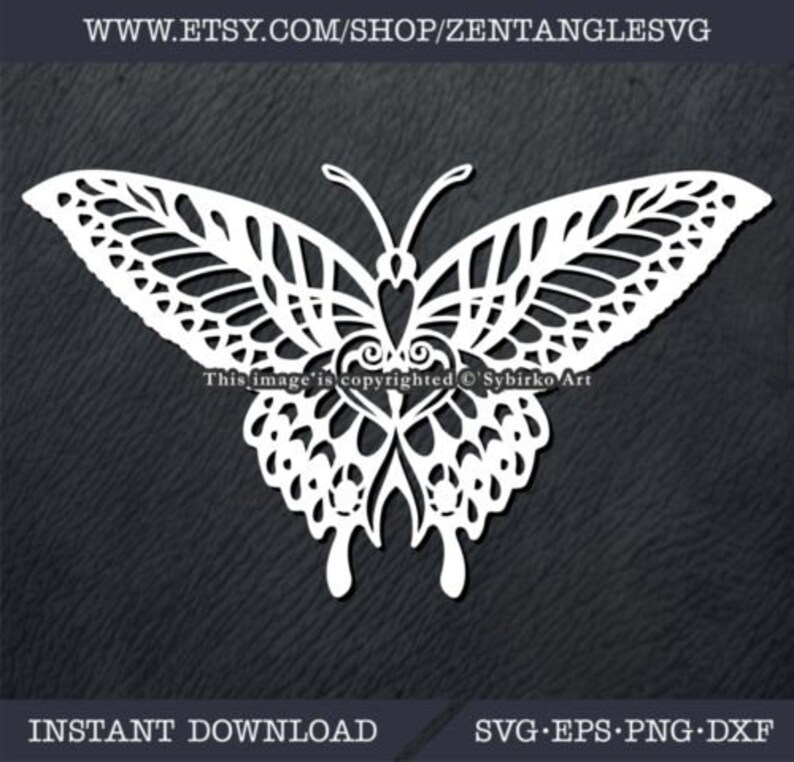 Download 9316 Zentangle Butterfly Mandala Svg Svg Png Eps Dxf File Free For Personal And Commercial Use
