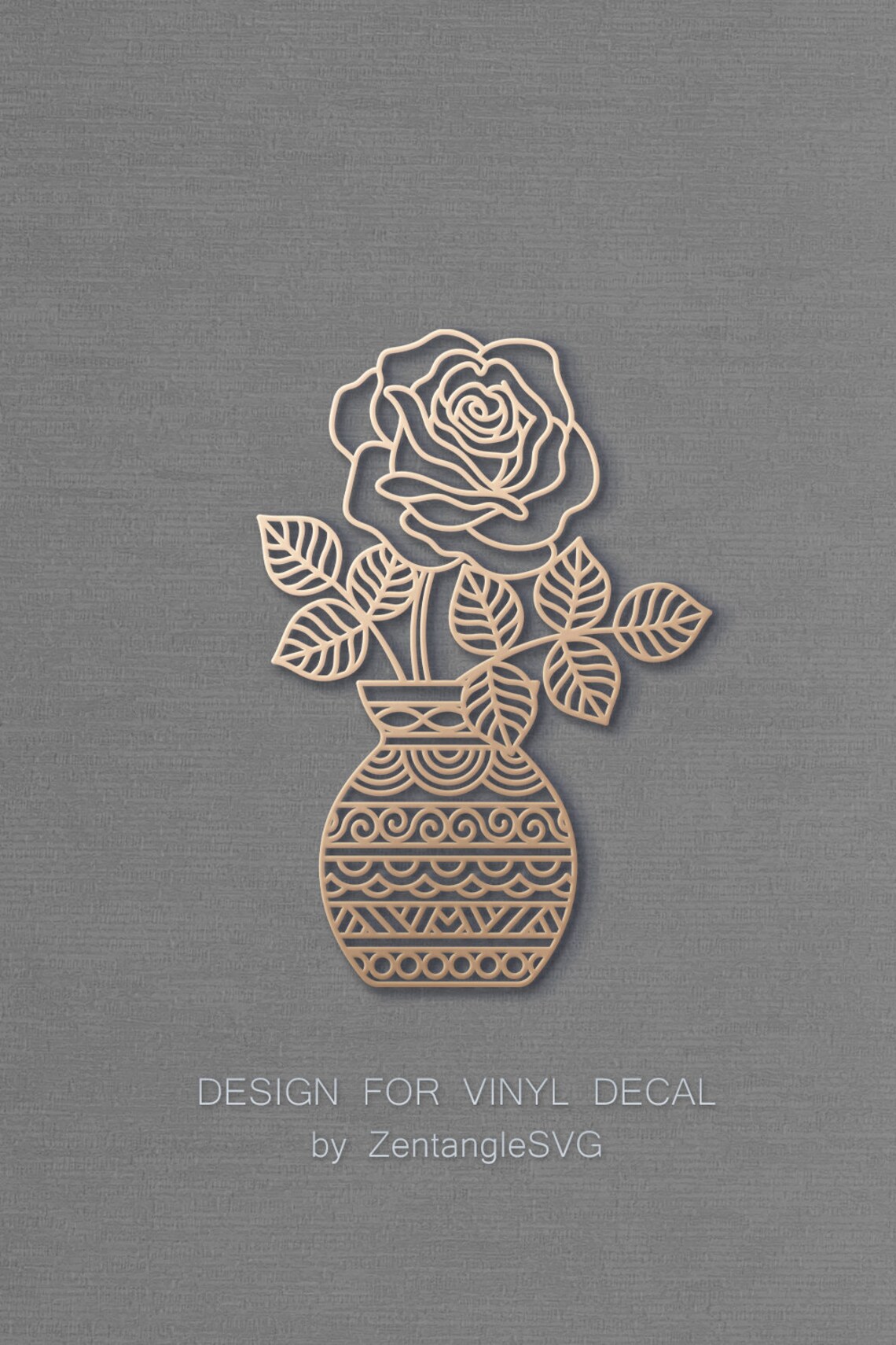 Rose Flower Svg. Digital SVG PNG DXF for Laser Cut, Paper Cut, Cricut ...
