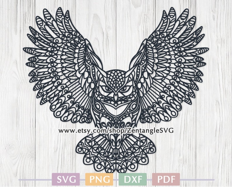 Download Owl Svg Owl Mandala Svg Eagle Owl Svg Digital Svg Cricut Etsy
