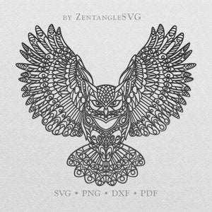 Mandala Owl Bird