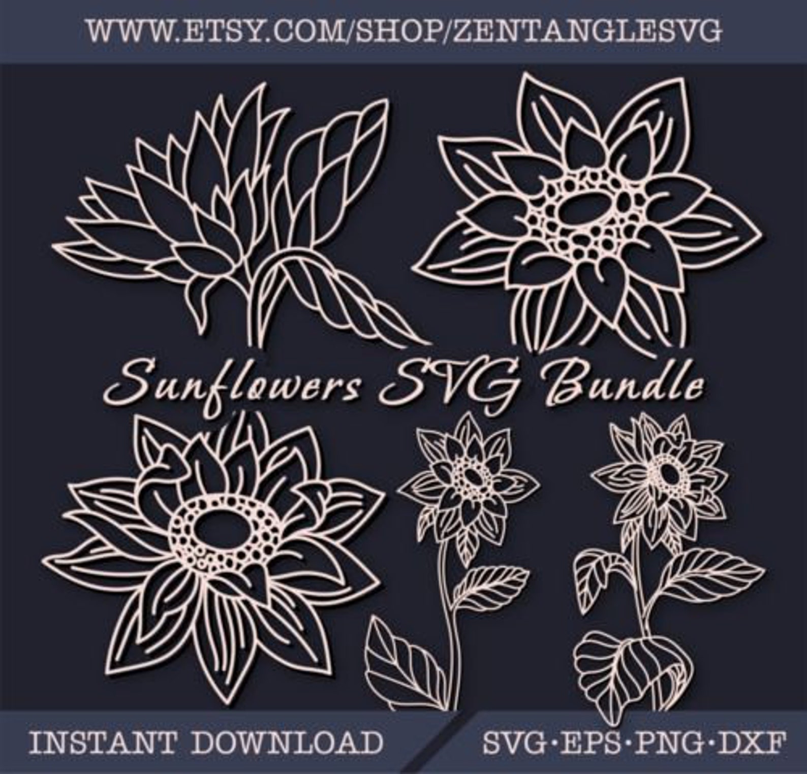 Free Free 125 Sunflower Svg Bundle SVG PNG EPS DXF File