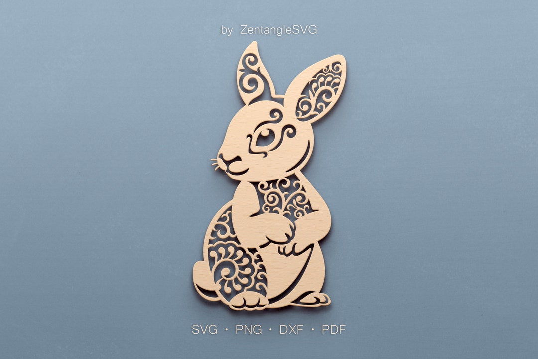 Bunny Svg. Rabbit Svg. Digital SVG PNG DXF for laser cut, paper cut ...