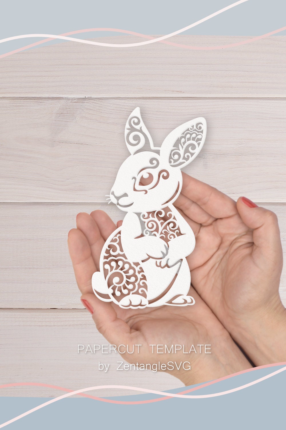 Bunny Svg. Rabbit Svg. Digital SVG PNG DXF for Laser Cut, Paper Cut ...