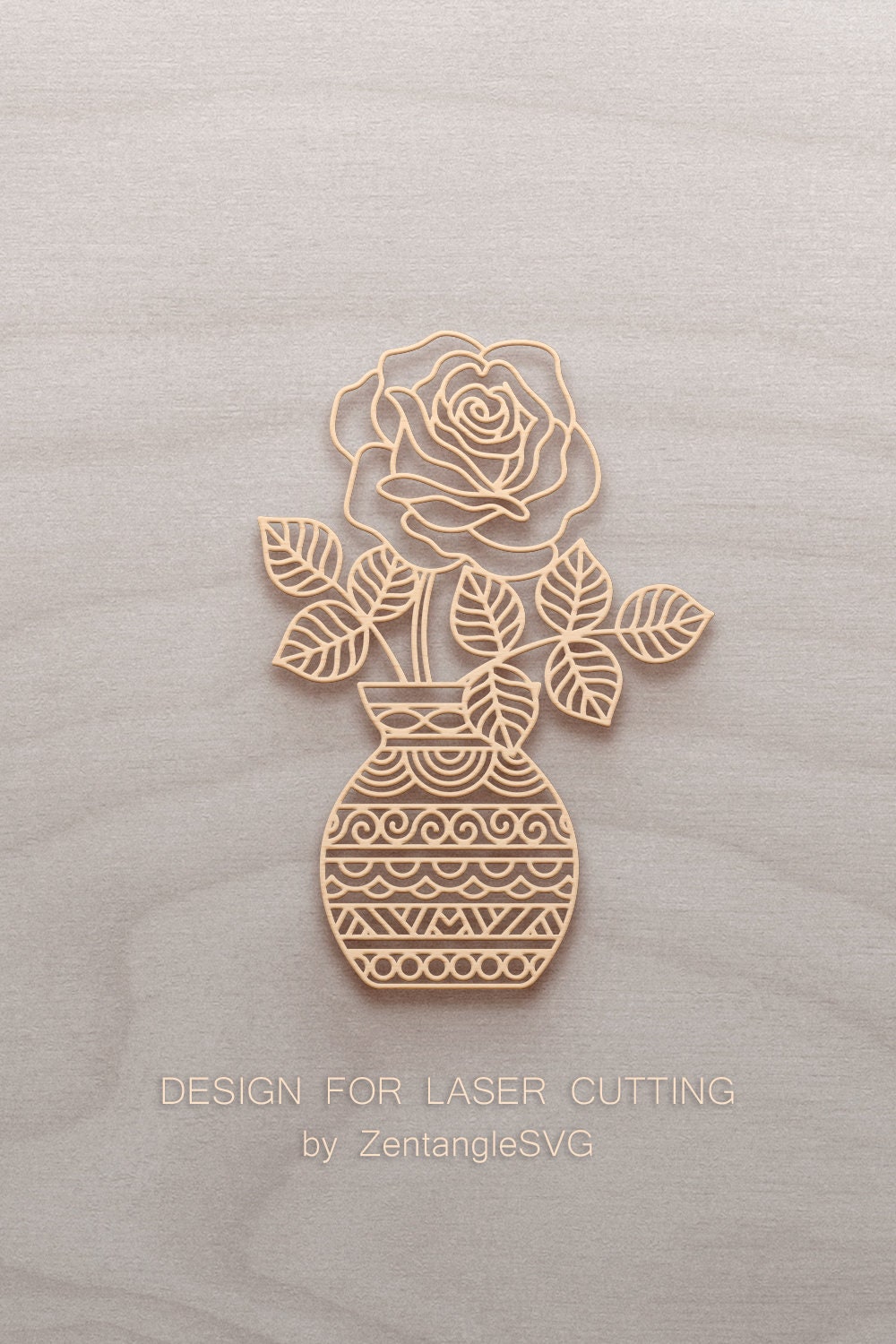 Rose Flower Svg. Digital SVG PNG DXF for Laser Cut, Paper Cut, Cricut ...