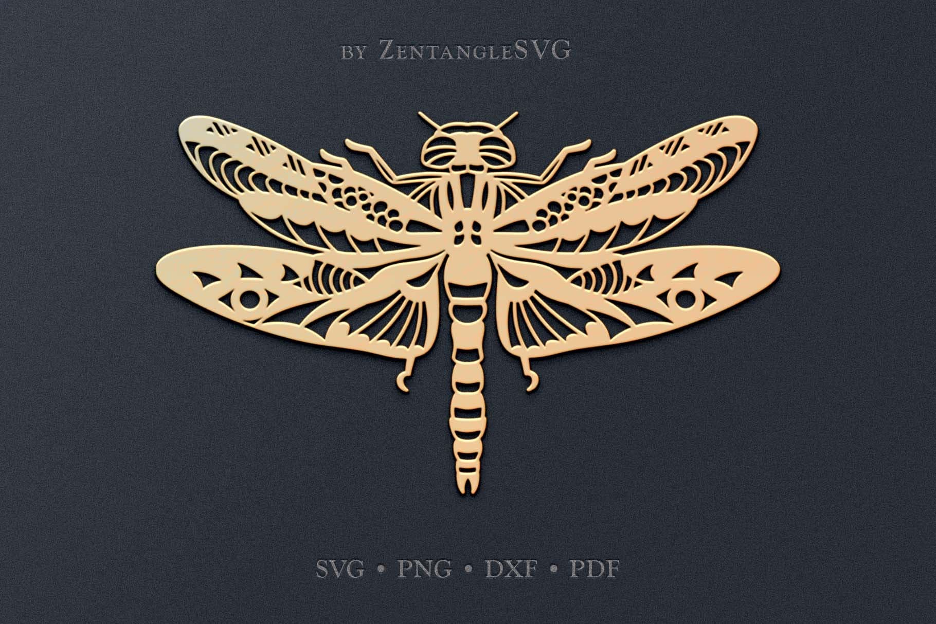 Dragonfly Svg. Digital SVG PNG DXF for Laser Cut, Paper Cut, Cricut ...