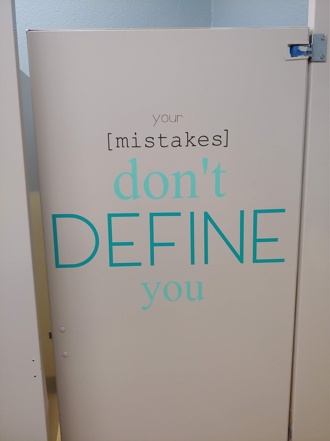 Stencil Inspirational Bathroom Stall Doors Set of 5 - Etsy