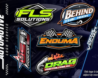 Custom Automotive Logo Design: Car, Racing, Sport Vehicle