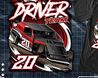 Dirt Car Racing T-Shirt Design (Digital File)