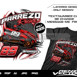 Dirt Car Racing T-Shirt Design (Digital File)