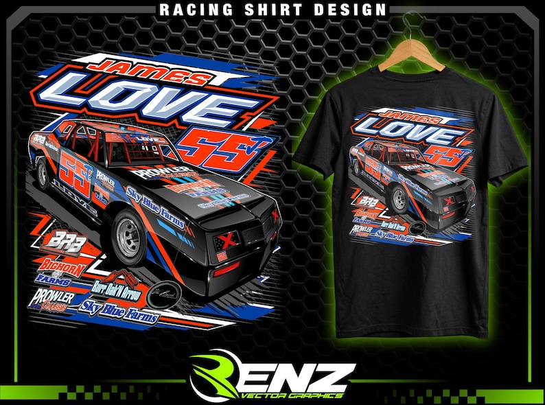 Custom Racing Shirt Design - Etsy