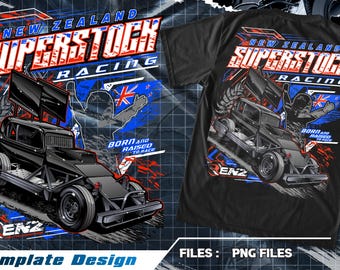 Dirt Car Racing T-shirt Design (Digital Download)