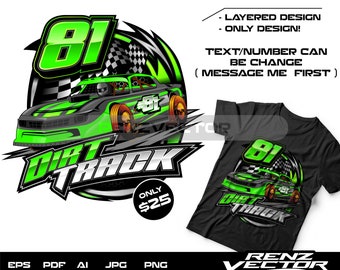 Dirt car t-shirt, Racing Dirt Design, Racing T-shirt Design, Racing Design, Racing T-shirt, Racing Tees