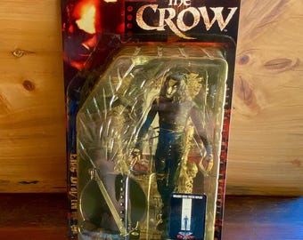 Vintage 1999 Mcfarlane Toys the Crow Eric Draven Movie Maniacs 2