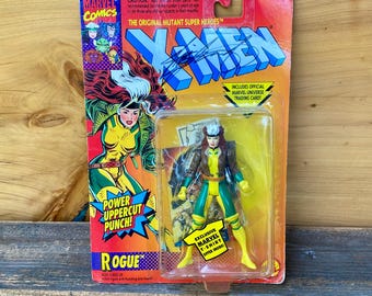 Vintage 1992 Toy Biz Rogue X-men Figure MOC Sealed Power Uppercut