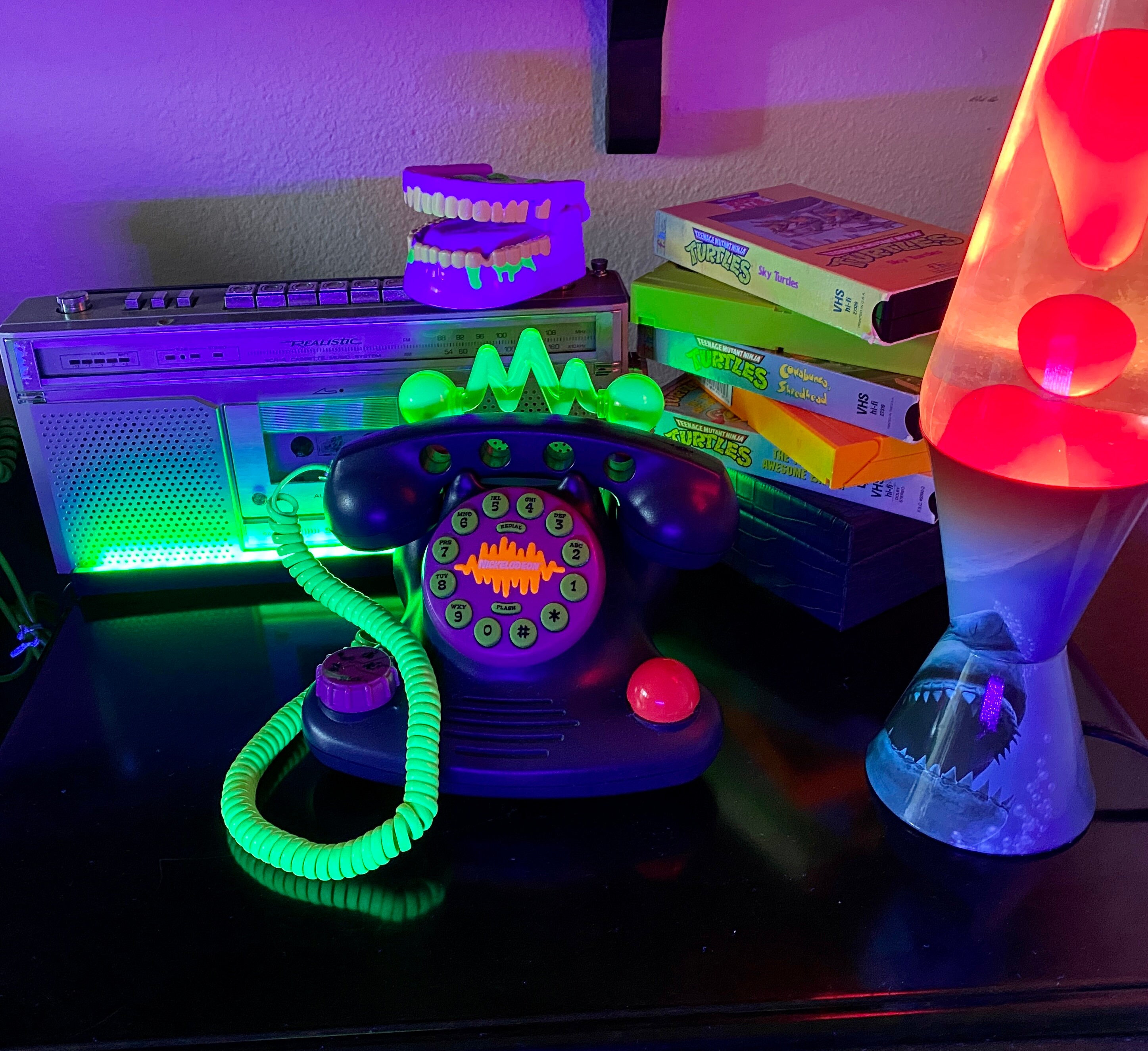 Vintage 1997 Slime Green Nickelodeon Talk Blaster Landline