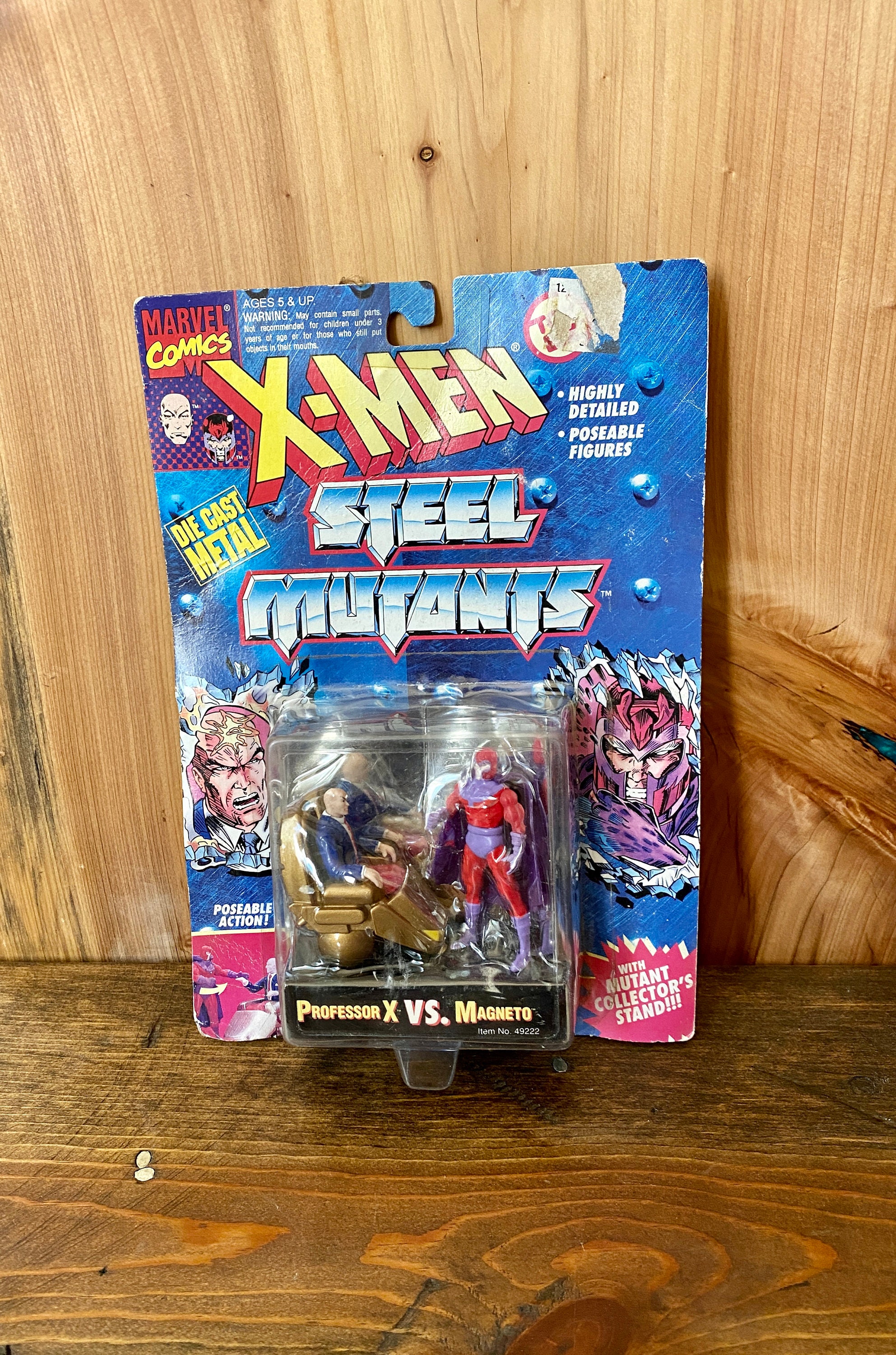 TOYBIZ X-MEN STEEL MUTANTS 6個 X-men Gambit VS Bishop Figure Steel Mutants Set Die Cast