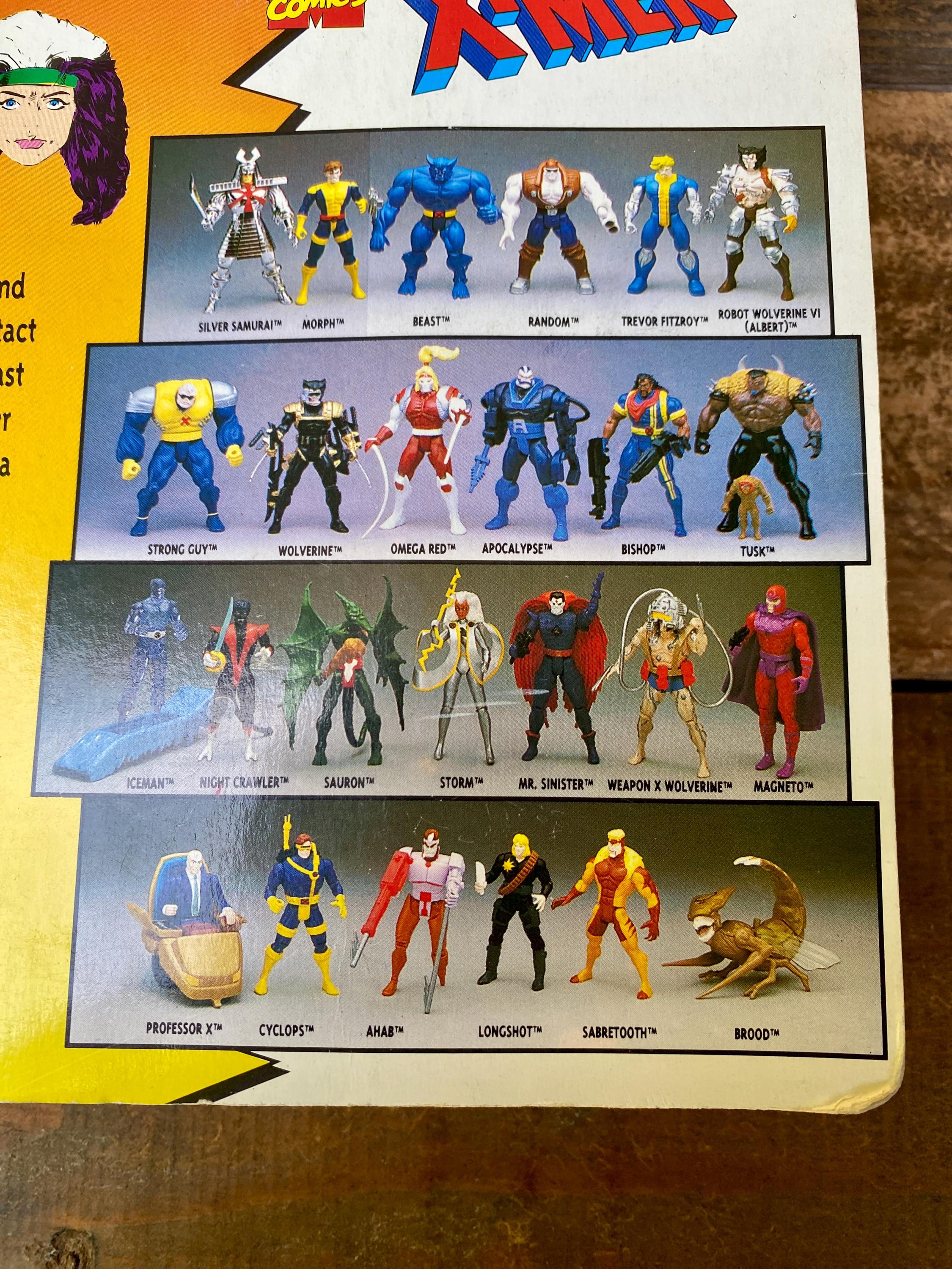 Vintage 1992 Toy Biz Rogue X-men Figure MOC Sealed Power Uppercut