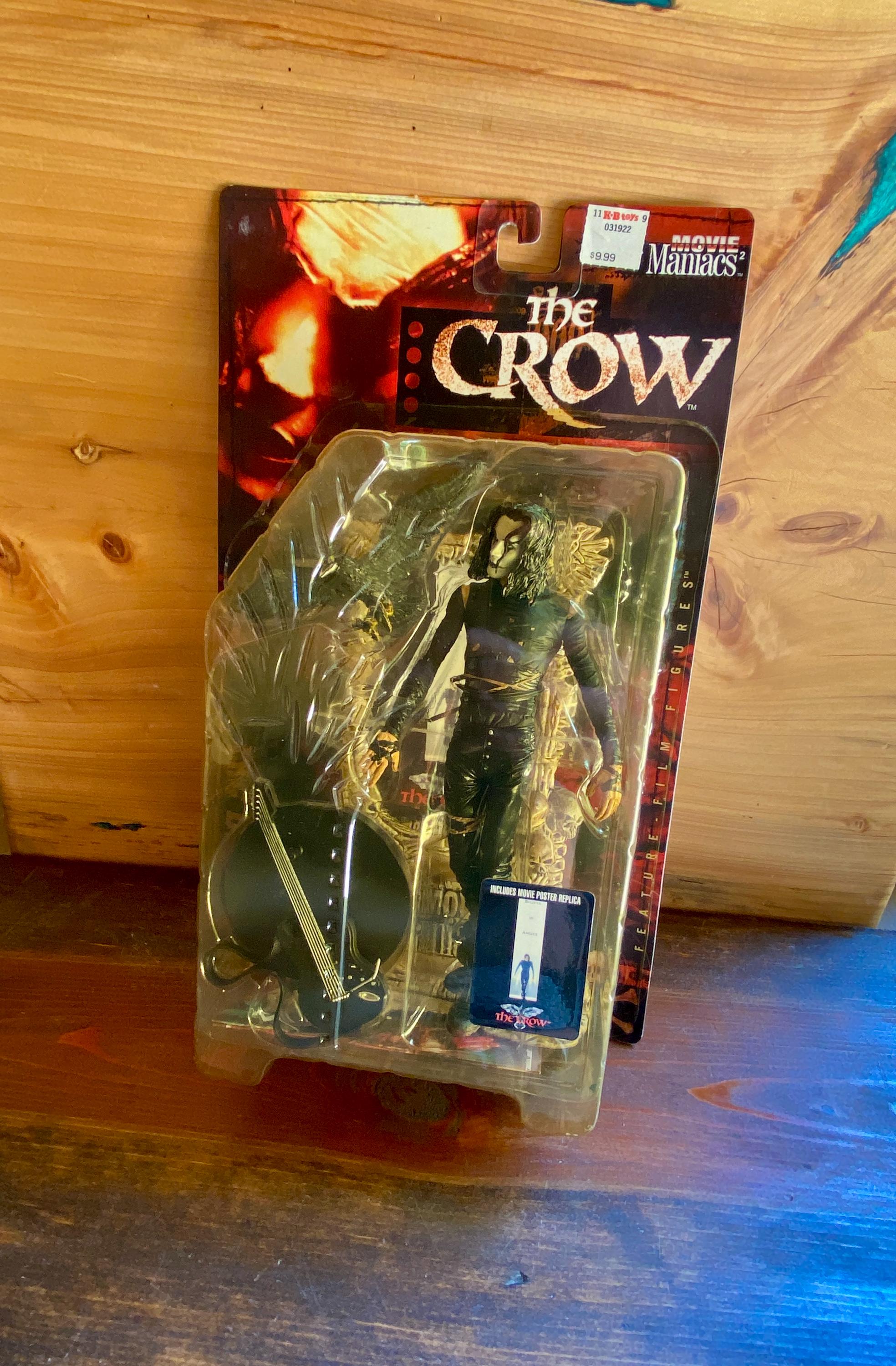 Vintage 1999 Mcfarlane Toys the Crow Eric Draven Movie Maniacs 2
