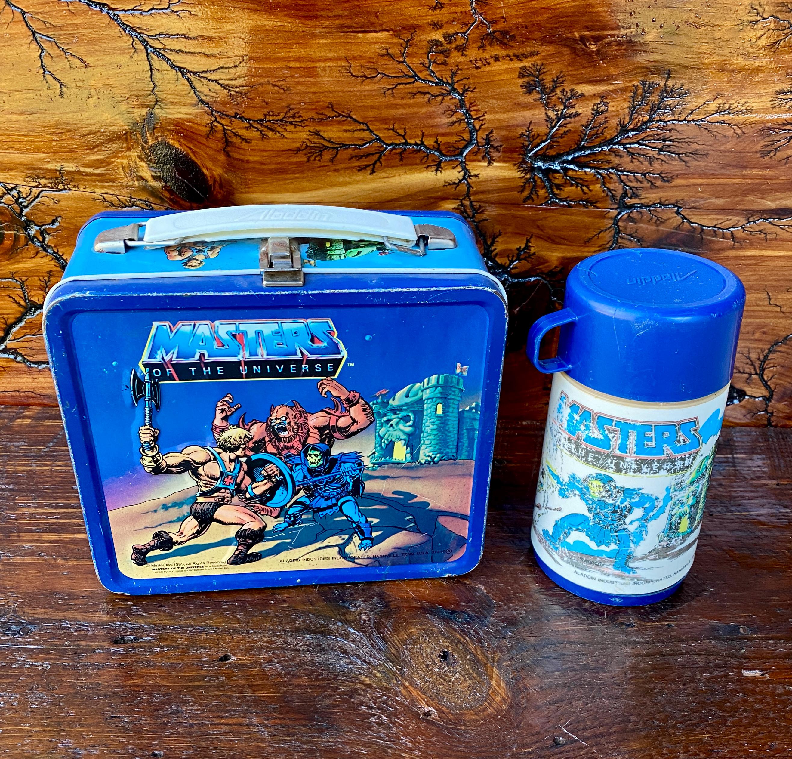 Vintage Masters of the Universe Lunchbox & Thermos | He-man MOTU