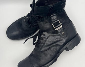 ジュゼッペザノッティ ブーツ ブラック スウェード y2k ストラップ