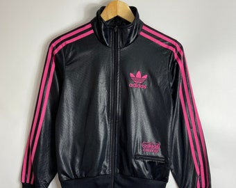 Adidas chile | Etsy Adidas Chile 62 mit Kapuze Damen Pullover Track Jacke Größe