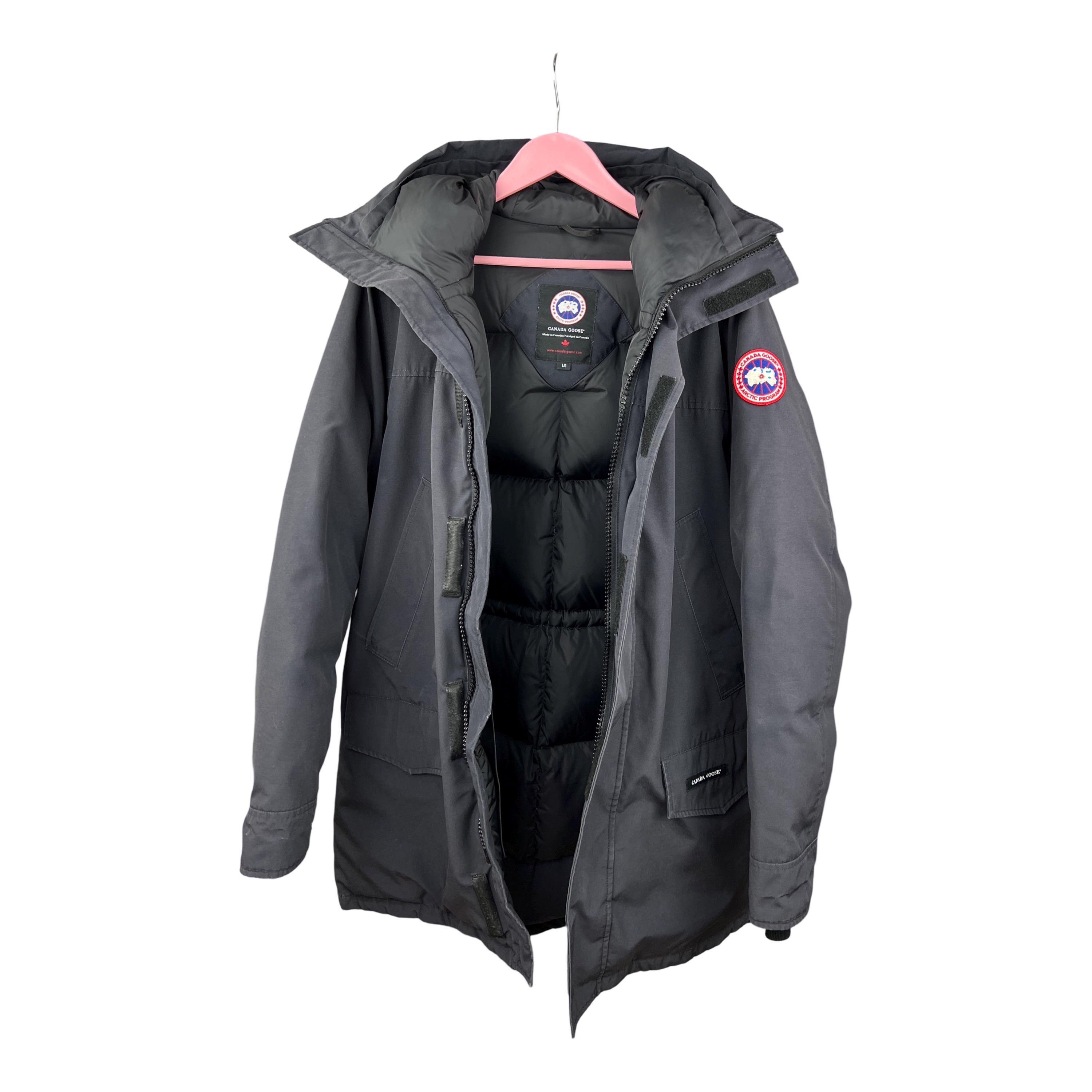 Parka Langford de Canada Goose 2062 M, color azul marino atlántico