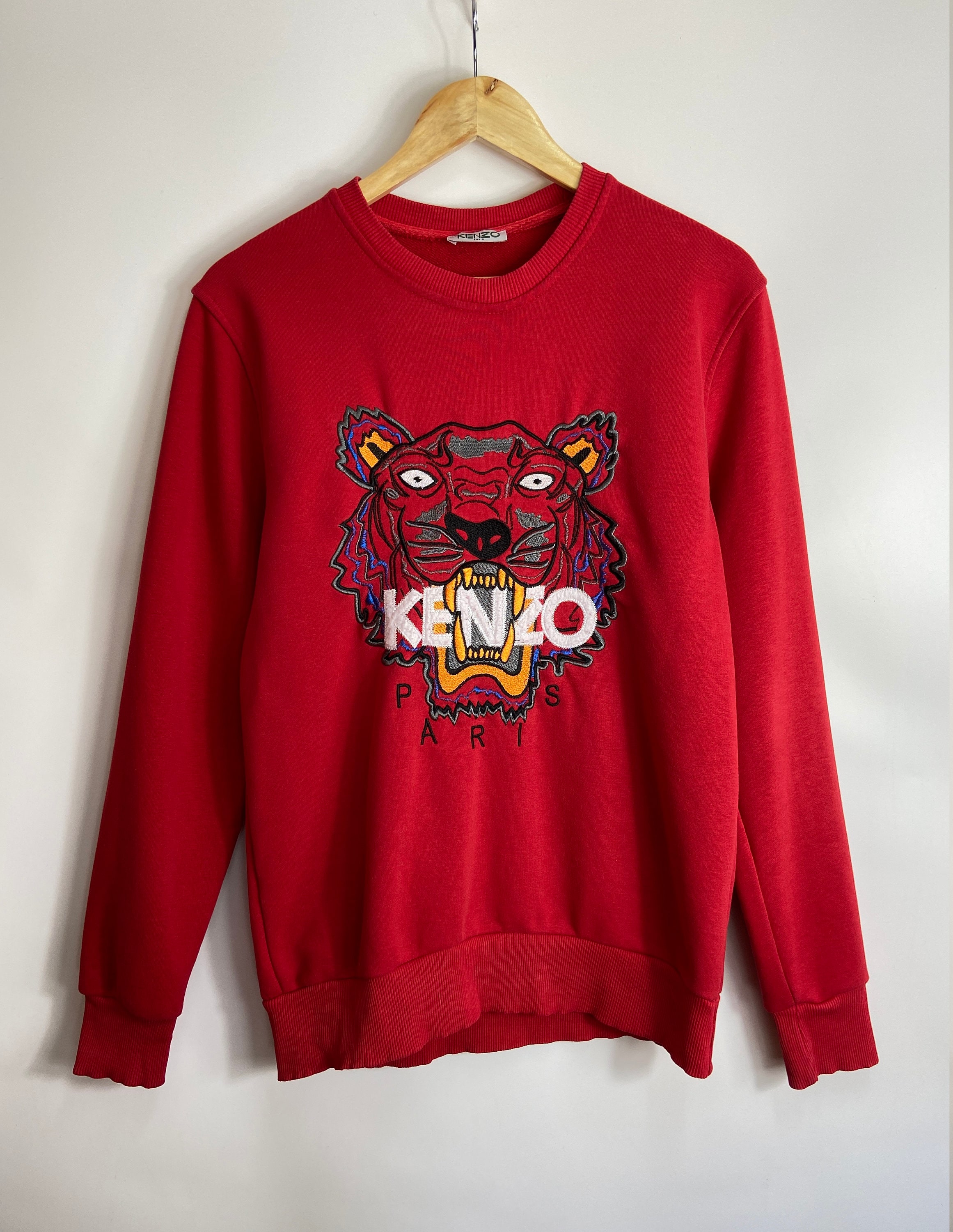 kenzo red tiger sweatshirt