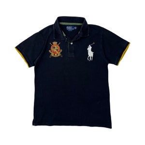 POLO BY RALPH LAUREN チーフキーフ バインバイン Y2K Y2K Ralph Lauren Chief Keef Style Rugby Embroidery Polo Big