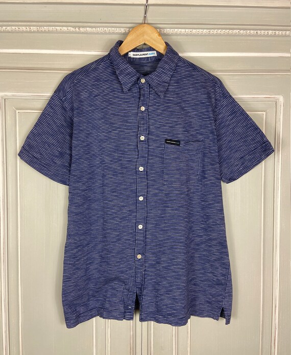 Vintage Saint Laurent Jeans Button Down Shirt with