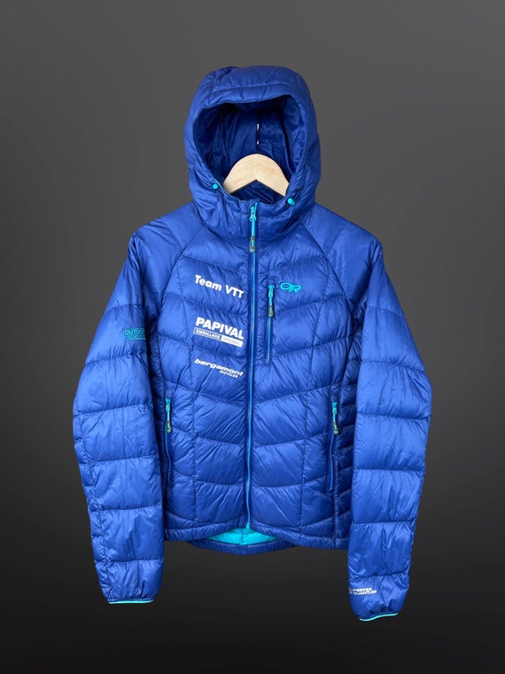 Outdoor Research Pertex Quantum Sonata Hooded Down Jacket Blue Women S Etsy