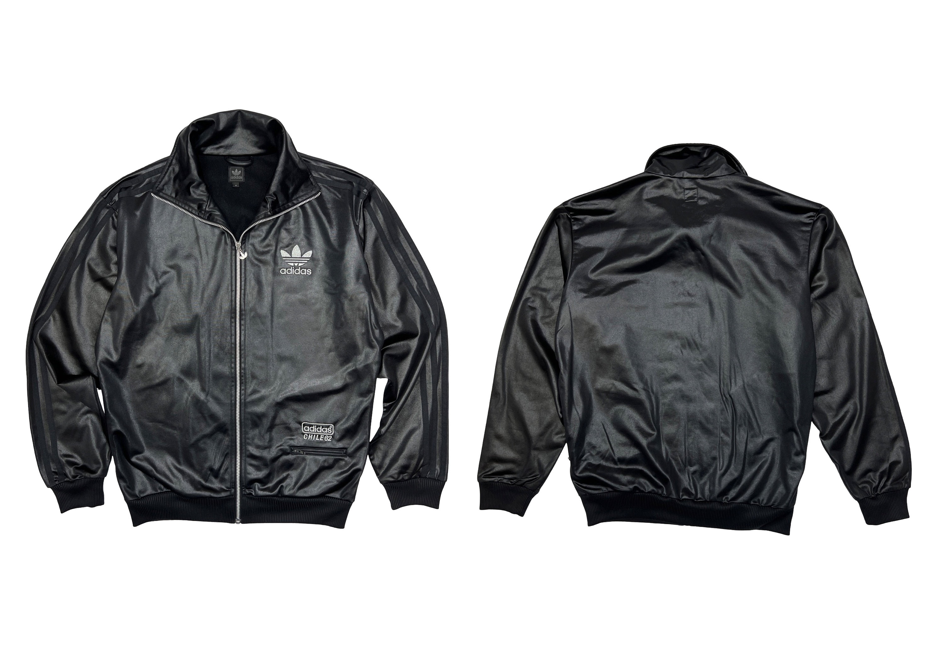 オープニング 大放出セール Chile62 Adidas Vintage Black Etsy - M Men Striped Jacket Track アディダス
