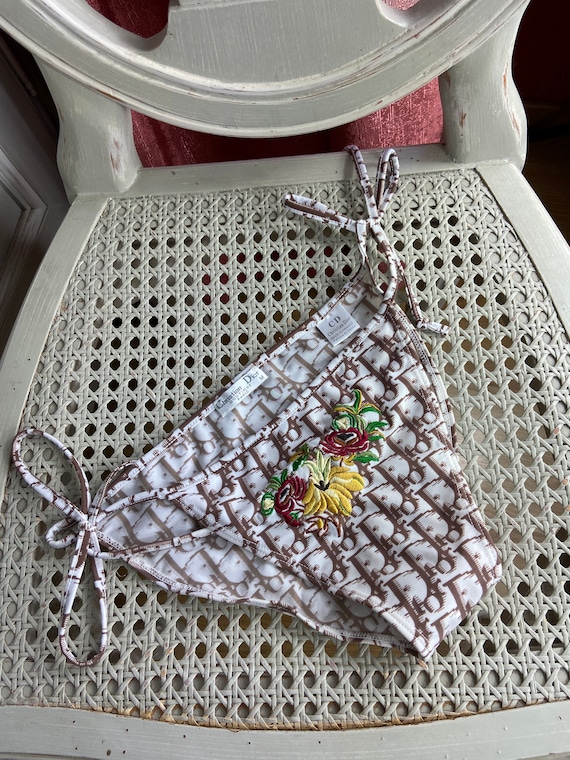 Vintage Dior Monogram Swimwear Bikini