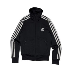 Adidas Trefoil Track Top Jacket Striped Black \ White Size S