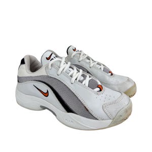 Vintage 1999 Nike Air Tennis Women&#39;s Leather Sneakers Shoes Size 38