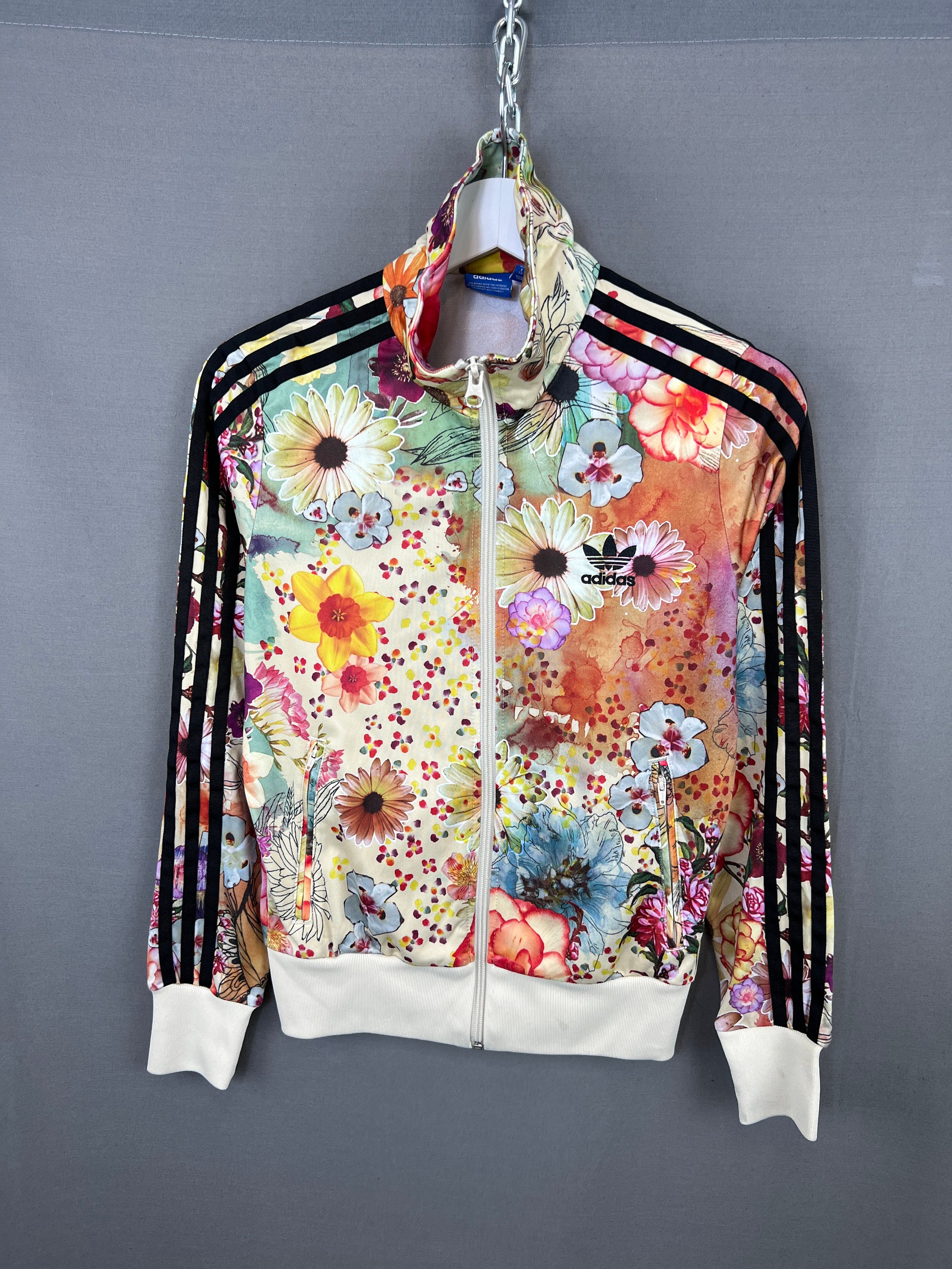 veste adidas fleur femme