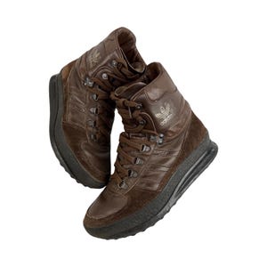 Vintage 70-80s Adidas Alaska High Trekking Boots Gorpcore Brown