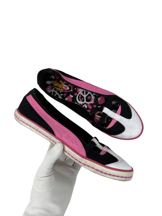 Vintage 00s Puma Balerina Flats Shoes Japan Style Emo Core