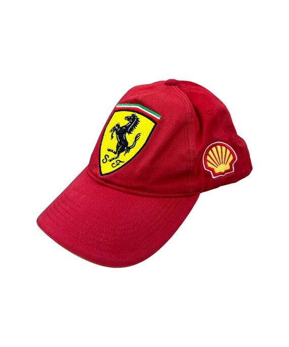 Y2K Scuderia Ferrari Shell Helix Logo Racing Cap - Gem