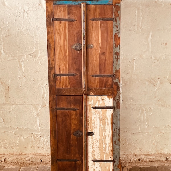 Rustic Reclaimed Wood Wardrobe Etsy