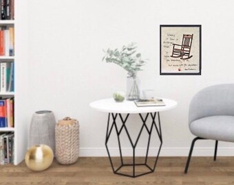 Worry is Like a Rocking Chair. It Gives You Something to Do, but