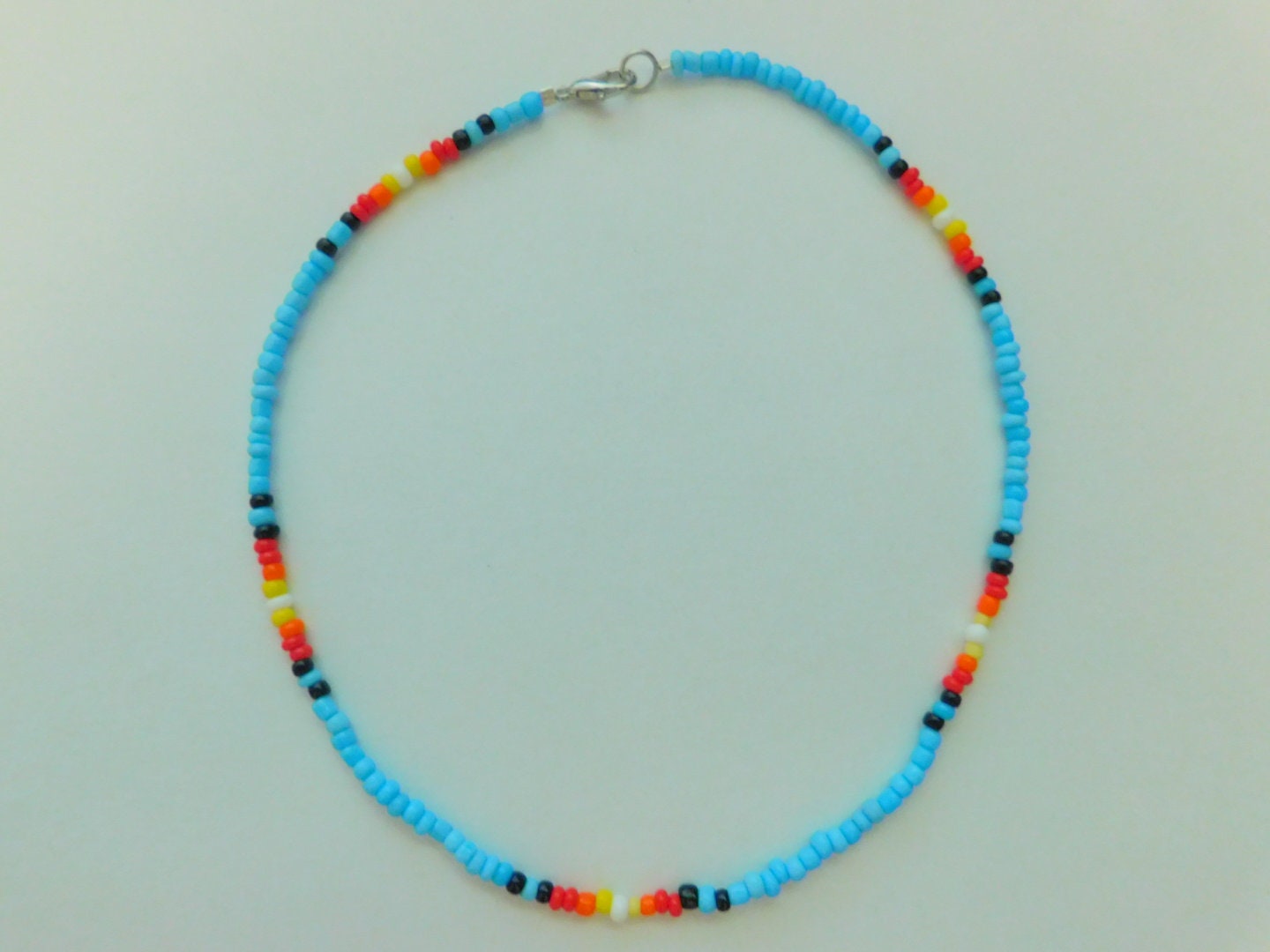 Tropical Sunrise Seed Bead Choker 