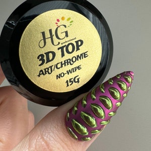 3D Top Coat no-wipe ( Art / Chrome )