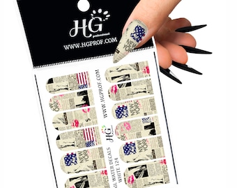 124 Water Decals, New York, USA.