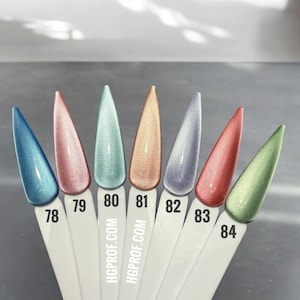 Oeil de chat satiné, GEL POLISH